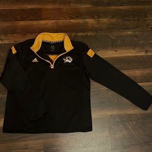 Boys Large Adidas Mizzou quarter zip great condition!